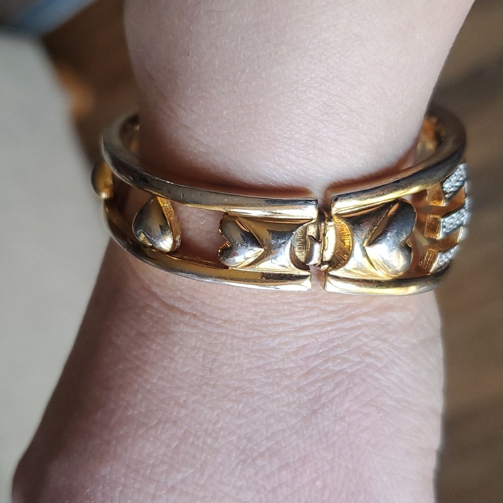 Vintage Swarovski Rhinestone LOVE Bracelet - Picture 4 of 6